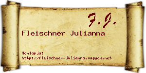 Fleischner Julianna névjegykártya